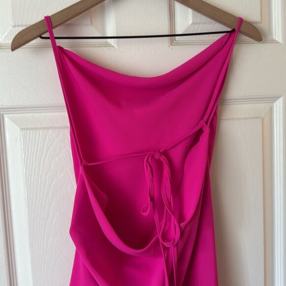 Amanda Uprichard Janet Dress Hot Pink size medium - Picture 6 of 9